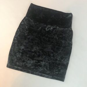 Forever 21 Crushed Velvet Mini Skirt size Small S